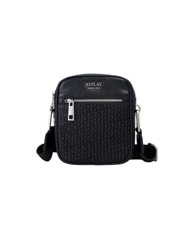 Replay MANJA CROSSBODY TORBICA S UTISNUTIM MONOGRAMOM - 1