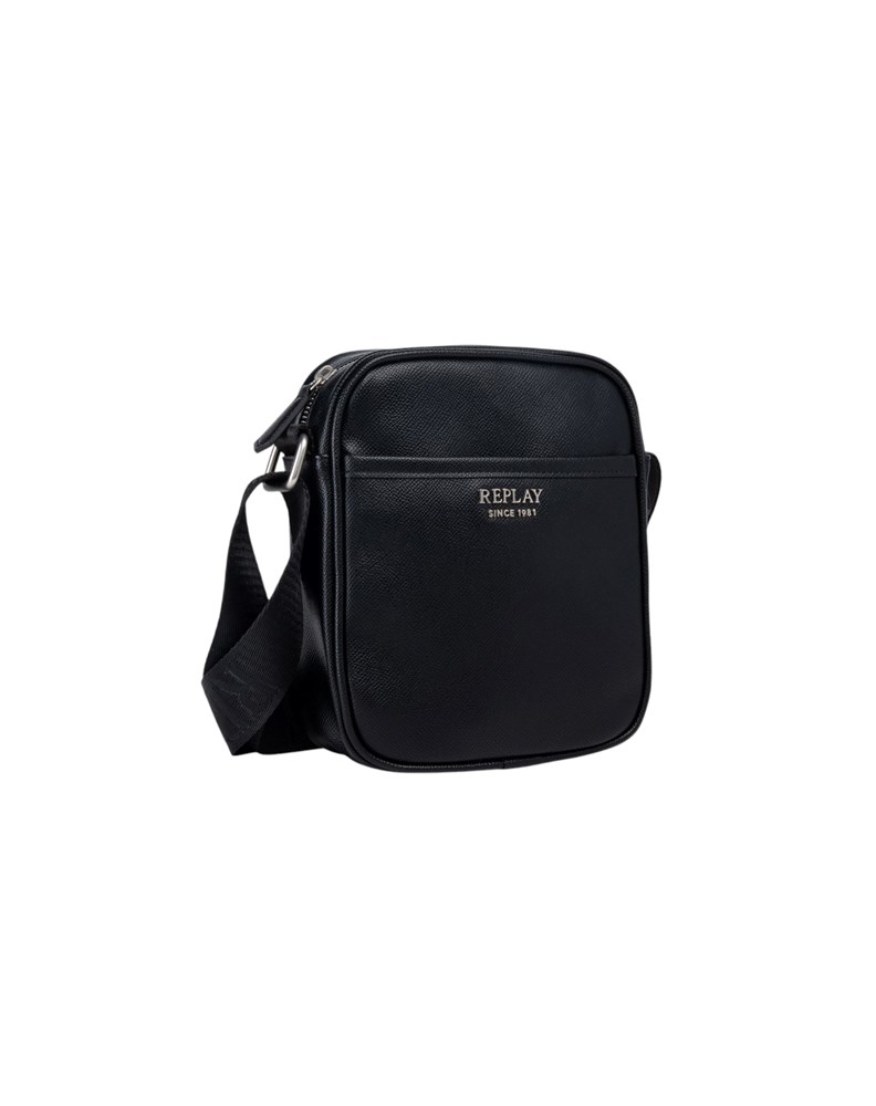 Replay MANJA CROSSBODY TORBICA SA SREBRNIM LOGOTIPOM - 3