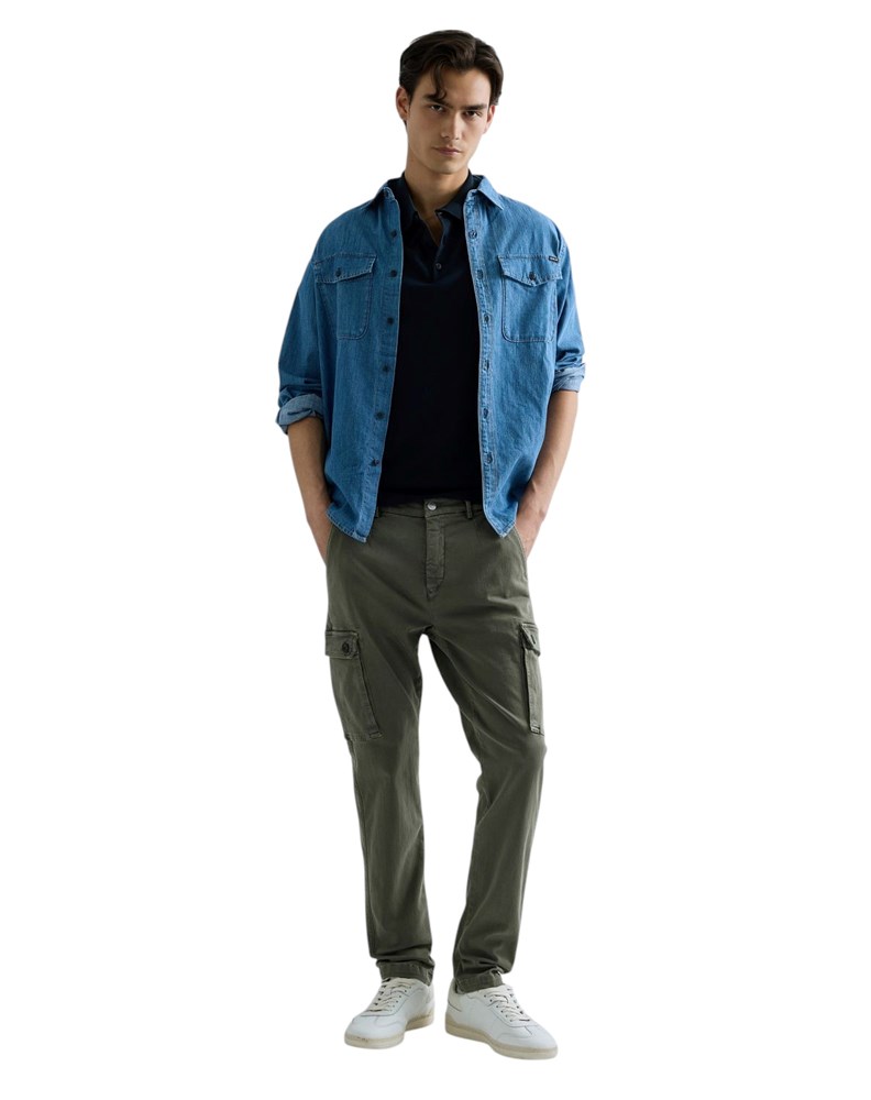 Replay MASLINASTO SIVE JAAN SLIM FIT CARGO JEANS M9649E 8366197 - 1