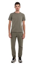MASLINASTO ZELENA BASIC MAJICA KRATKIH RUKAVA - 1