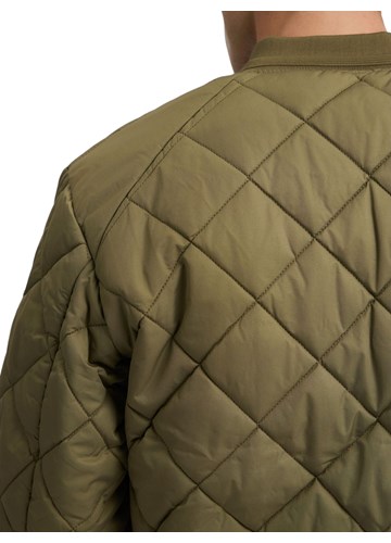 Replay MASLINASTOZELENA PROŠIVENA JAKNA REGULARNOG KROJA - 7