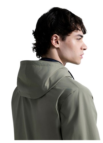 Replay MASLINASTOZELENA JAKNA S KAPULJAČOM I R LOGOTIPOM - 6