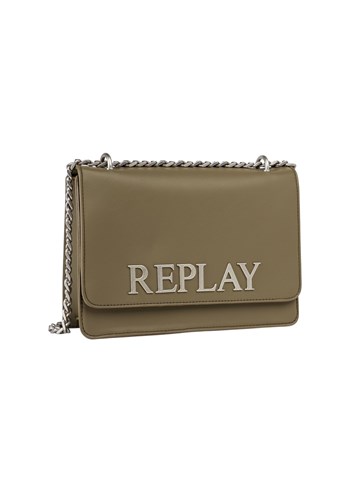 Replay MASLINASTOZELENA TORBA ZA NA RAME S VELIKIM LOGOM - 2