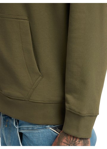 Replay MASLINASTOZELENI SWEATSHIRT S KAPULJAČOM I ZATVARAČEM - 6