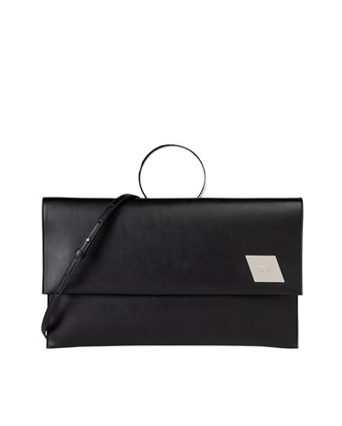 Replay maxi clutch torbica s metaliziranom ručkom