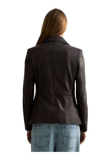 Replay MEKANA KOŽNA JAKNA REGULARNOG KROJA - 3