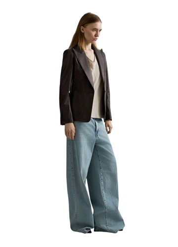 Replay MEKANA KOŽNA JAKNA REGULARNOG KROJA - 4