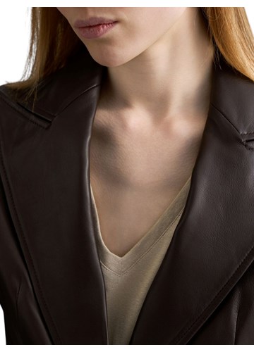 Replay MEKANA KOŽNA JAKNA REGULARNOG KROJA - 7