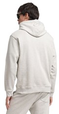 MELANGE SIVI SWEATSHIRT S IZVEZENIM NATPISOM I KAPULJAČOM - 3
