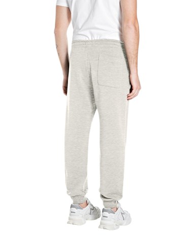 Replay melanž sivi donji dio trenirke s elastičnom pasicom