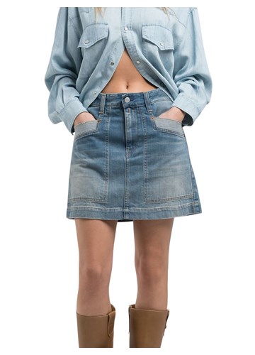 Replay MINI SUKNJA OD TRETIRANOG TRAPERA - 2 Replay MINI SUKNJA OD TRETIRANOG TRAPERA - 2