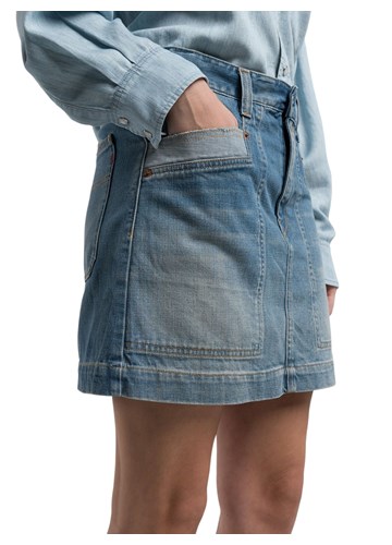 Replay MINI SUKNJA OD TRETIRANOG TRAPERA - 3 Replay MINI SUKNJA OD TRETIRANOG TRAPERA - 3