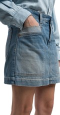 MINI SUKNJA OD TRETIRANOG TRAPERA - 3