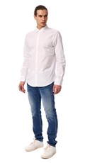 MUŠKA SLIM FIT KOŠULJA U BIJELOJ BOJI  - 1