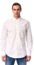 MUŠKA SLIM FIT KOŠULJA U BIJELOJ BOJI  - 2