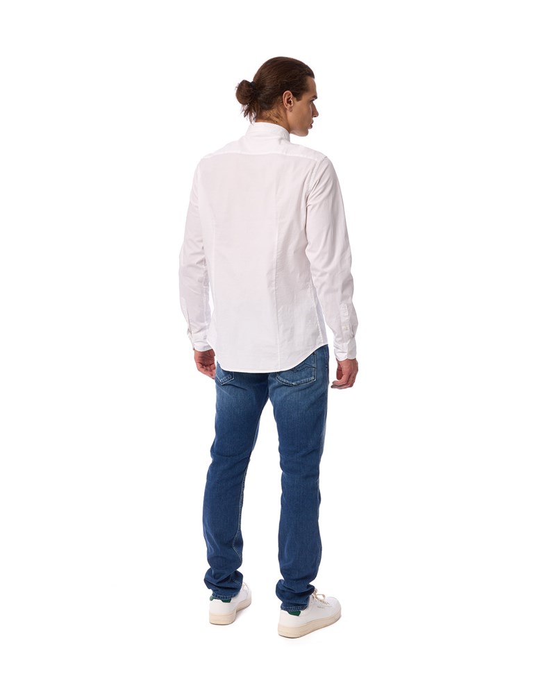 Replay MUŠKA SLIM FIT KOŠULJA U BIJELOJ BOJI  - 4