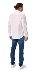 MUŠKA SLIM FIT KOŠULJA U BIJELOJ BOJI  - 4