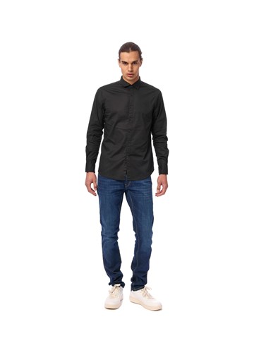 Replay MUŠKA SLIM FIT KOŠULJA U CRNOJ BOJI - 1