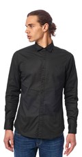 MUŠKA SLIM FIT KOŠULJA U CRNOJ BOJI - 2