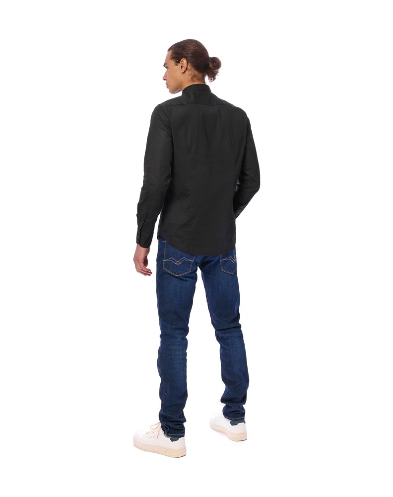 Replay MUŠKA SLIM FIT KOŠULJA U CRNOJ BOJI - 4