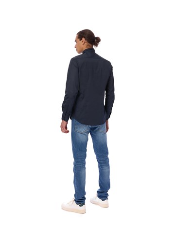 Replay MUŠKA SLIM FIT KOŠULJA U TAMNO PLAVOJ BOJI - 4