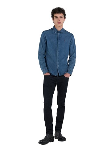 Replay MUŠKA TRAPER KOŠULJE UŽEG KROJA - 1