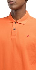 NARANČASTA POLO MAJICA S KONTRASTNIM MINI LOGOM - 5