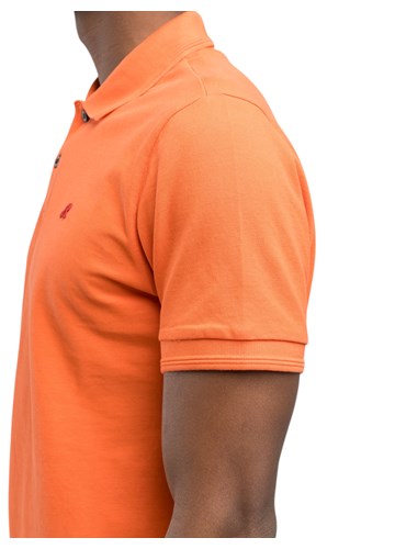 Replay NARANČASTA POLO MAJICA S KONTRASTNIM MINI LOGOM - 6
