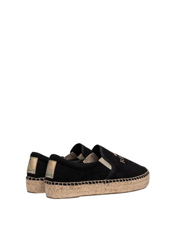 Replay NASH MARK CRNE ESPADRILE OD BRUŠENE KOŽE - 3