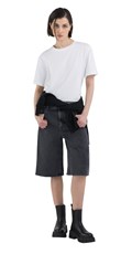  NETTIE DENIM TAPERED FIT KRATKE HLAČE WA528 739 791 - 1
