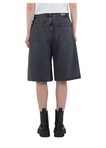 Replay  NETTIE DENIM TAPERED FIT KRATKE HLAČE WA528 739 791 - 4