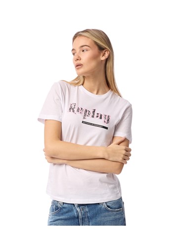 Replay NOTHING IS ORDINARY BIJELA MAJICA KRATKIH RUKAVA  - 3