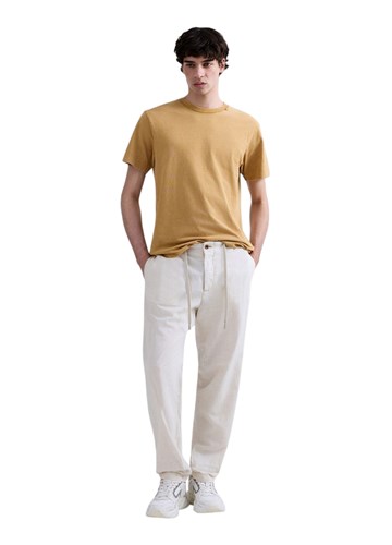 Replay OKER MAJICA OD ŽERSEJA S IZVEZENIM R NA OVRATNIKU - 1