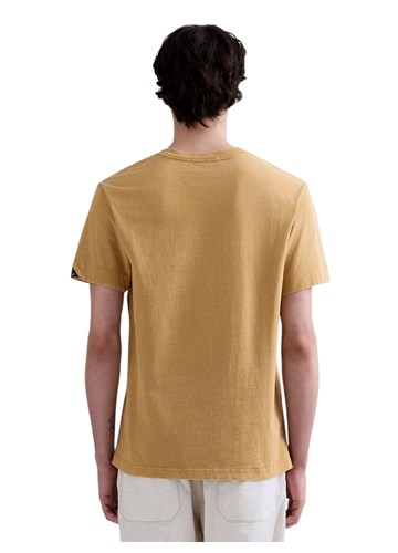 Replay OKER MAJICA OD ŽERSEJA S IZVEZENIM R NA OVRATNIKU - 3