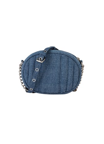 Replay OVALNA DENIM TORBICA S METALNIM LOGOM - 3