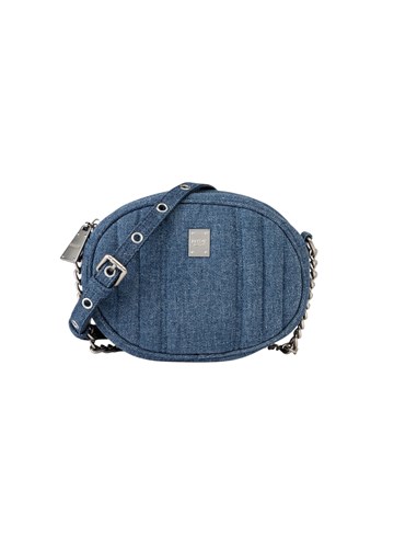Replay OVALNA DENIM TORBICA S METALNIM LOGOM - 1