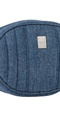 OVALNA DENIM TORBICA S METALNIM LOGOM - 2