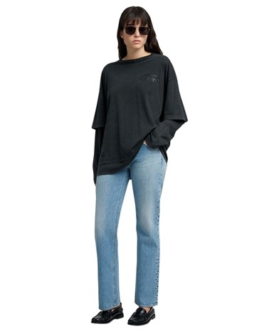 Replay oversize majica s dvostrukim rukavima