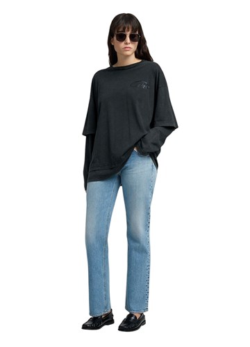 Replay OVERSIZE MAJICA S DVOSTRUKIM RUKAVIMA - 1