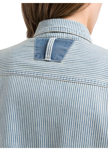 Replay OVERSIZE TRAPER KOŠULJA NA PRUGE - 7
