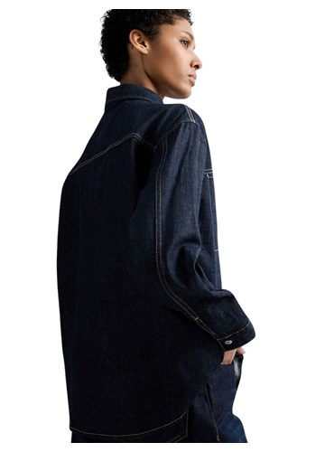 Replay OVERSIZED INDIGO DENIM KOŠULJA - 6