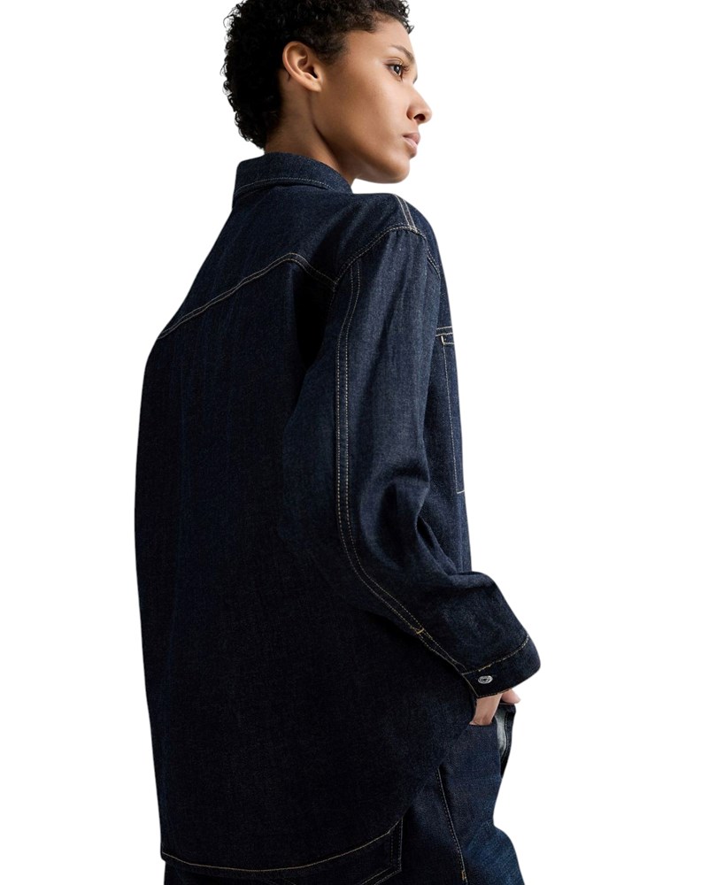 Replay OVERSIZED INDIGO DENIM KOŠULJA - 6