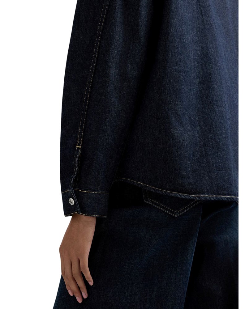 Replay OVERSIZED INDIGO DENIM KOŠULJA - 7