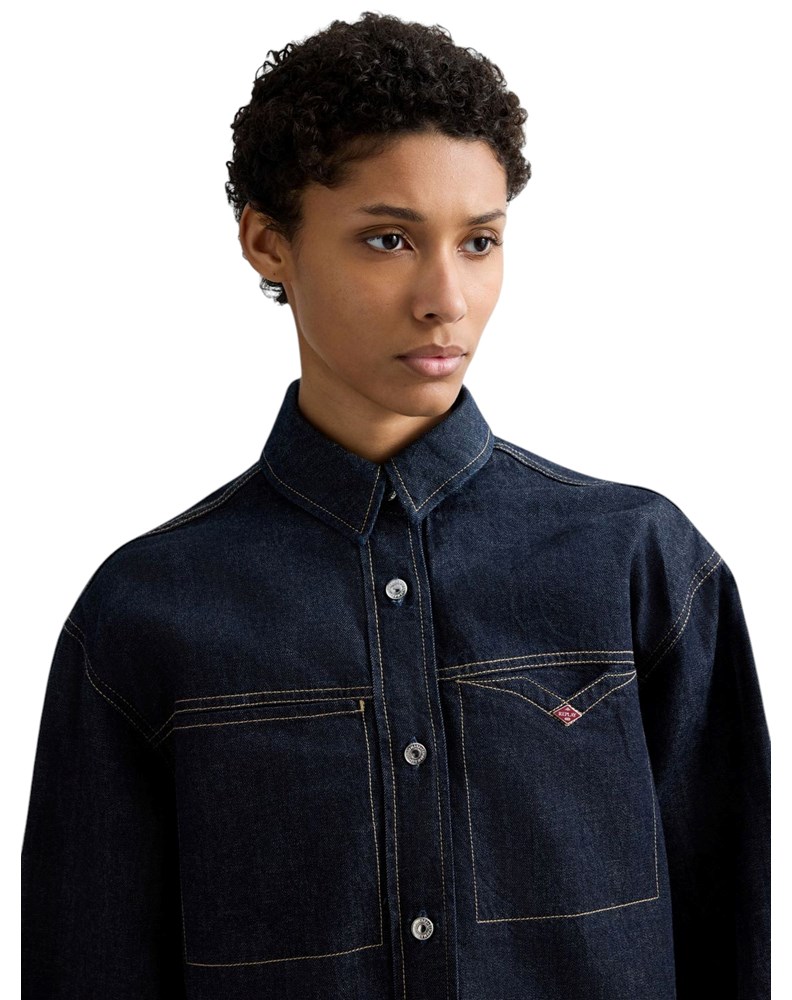 Replay OVERSIZED INDIGO DENIM KOŠULJA - 5
