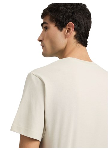 Replay PAMUČNA BIJELA MAJICA S NATPISOM U ISTOJ BOJI - 6