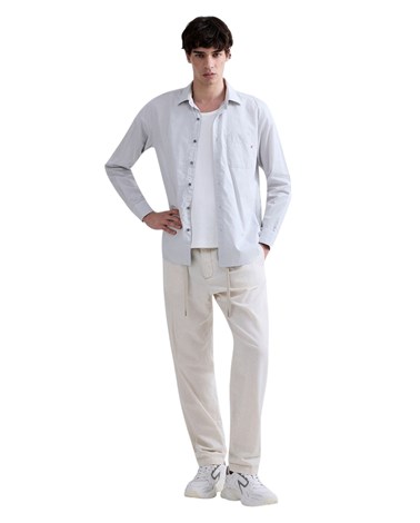 Replay pamučna košulja s mikro uzorkom