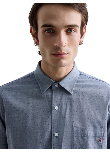 Replay PAMUČNA KOŠULJA S UZORKOM MIKRO TOČKICA - 5