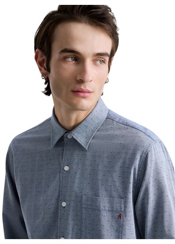 Replay PAMUČNA KOŠULJA S UZORKOM MIKRO TOČKICA - 6