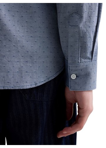 Replay PAMUČNA KOŠULJA S UZORKOM MIKRO TOČKICA - 7