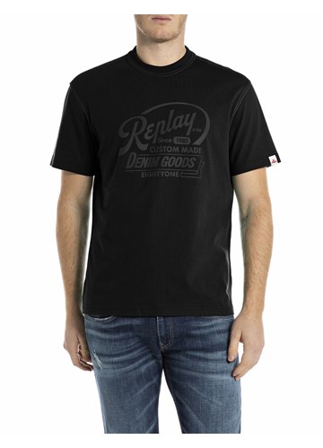 Replay PAMUČNA MAJICA S GRAFIKOM I NATPISOM - 1